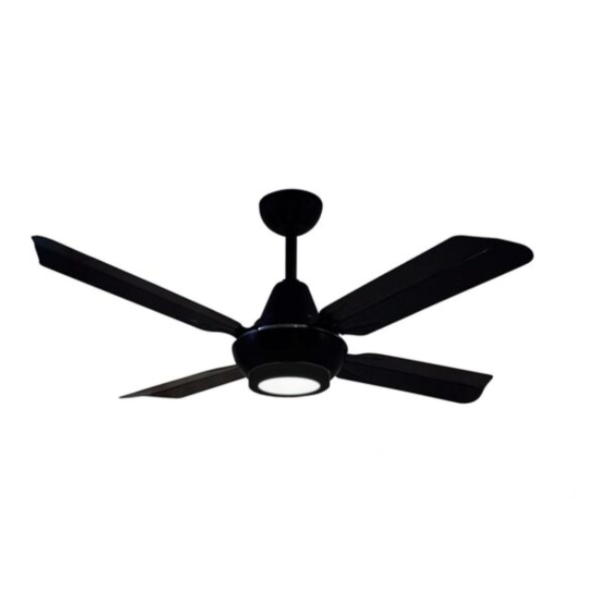Ventilador de Techo Metálico Negro con Plafón Led 12w 00N-12NLED - Pireo