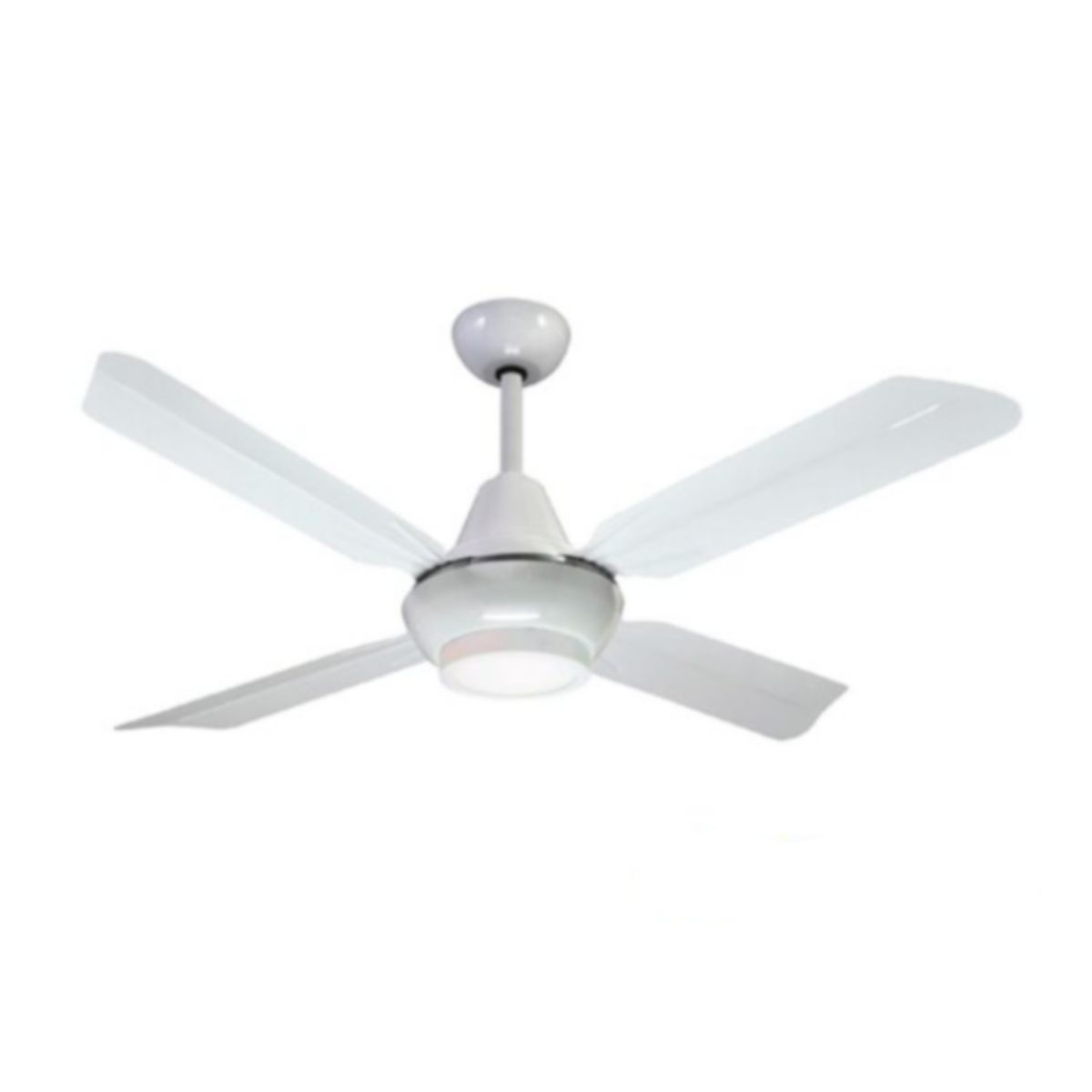 Ventilador De Techo Metálico Blanco Con Plafon LED Atenas 00B-12BLED - Pireo