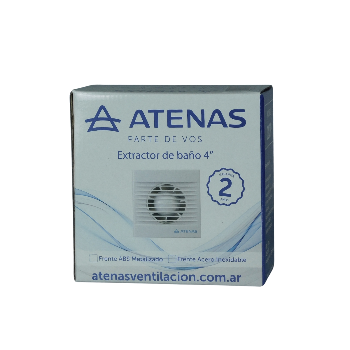 Extractor De Baño Blanco 4" Atenas 010P - Pireo