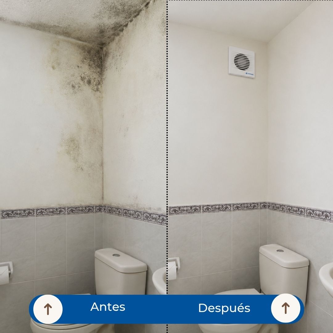 Extractor De Baño Blanco 4" 18 Watts Potenciado 010P - Pireo