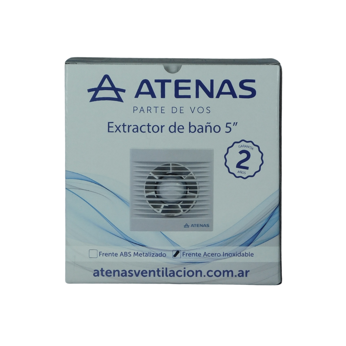 Extractor De Baño Blanco 5" Atenas 012P - Pireo