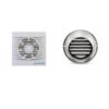 Extractor de Baño 5" Con Rejilla Fija de Acero Inoxidable 012P-RF12A - Pireo
