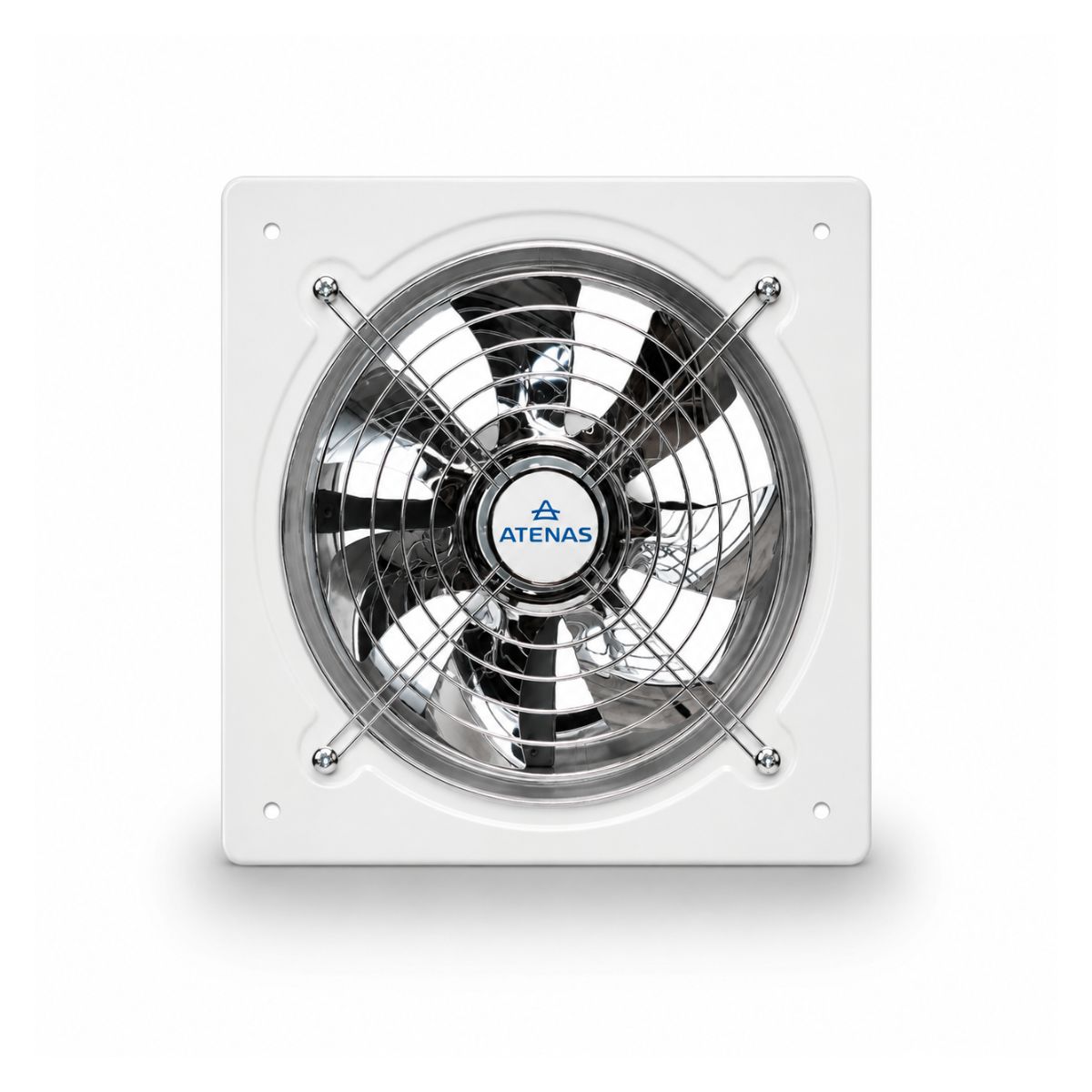 Extractor de Aire 10″ (25 cm) Blanco Frente Acero Inoxidable 025BP15-Y - Pireo Extractor de Aire 10″ (25 cm) Blanco Frente Acero Inoxidable 025BP15-Y - Pireo