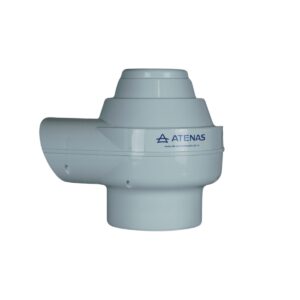 Campana De Cocina Blanca 60 CM Con Cubre caño y Motor exterior Atenas 293-60FLB-034DB - Pireo