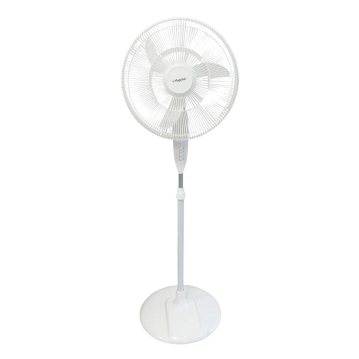 Ventilador de Pie Blanco Con Botonera 80 W Magiclick V1108B - Pireo