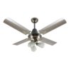 Ventilador De Techo Acero Inoxidable Con 2 Luces Móvil Atenas 210-79-3 - Pireo