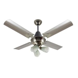 Ventilador De Techo Acero Inoxidable Con 2 Luces Móvil Atenas 210-79-3 - Pireo
