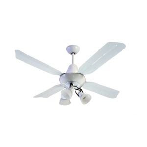Ventilador De Techo Blanco Con Araña 3 Luces Móvil Atenas 00B-62-3 - Pireo