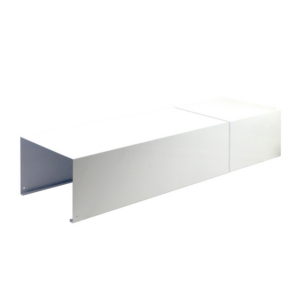 Cubre Caño Blanco Recto 100 CM Atenas CCR100B - Pireo
