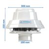Extractor De Aire Satélite Para Cocina Baño 4" Atenas 034 - Pireo Extractor De Aire Satélite Para Cocina Baño 4" Atenas 034 - Pireo
