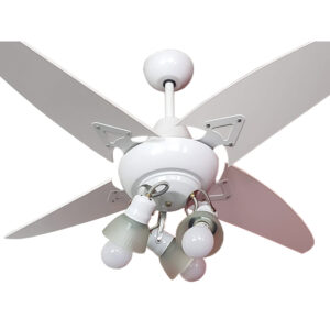 Ventilador De Techo Blanco Con 2 Luces Móvil Atenas 111-62-3 - Pireo