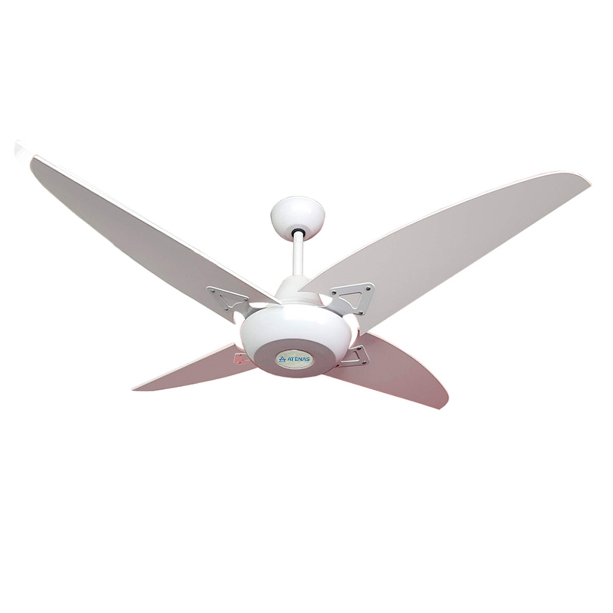 Ventilador De Techo Madera Blanco 85w Atenas 111 - Pireo