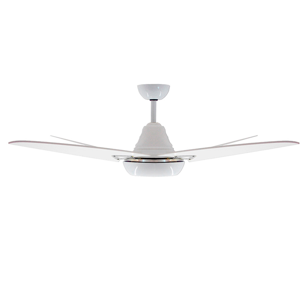 Ventilador De Techo Madera Blanco 85w Atenas 111 - Pireo