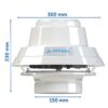 Extractor De Aire Satélite Para Cocina Baño 6" Atenas 038 - Pireo Extractor De Aire Satélite Para Cocina Baño 6" Atenas 038 - Pireo