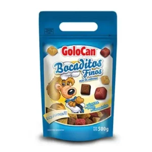 Bocaditos Finos Sabor Carne Pollo Y Chocolate 500 Grs GoloCan 120937DM - Pireo