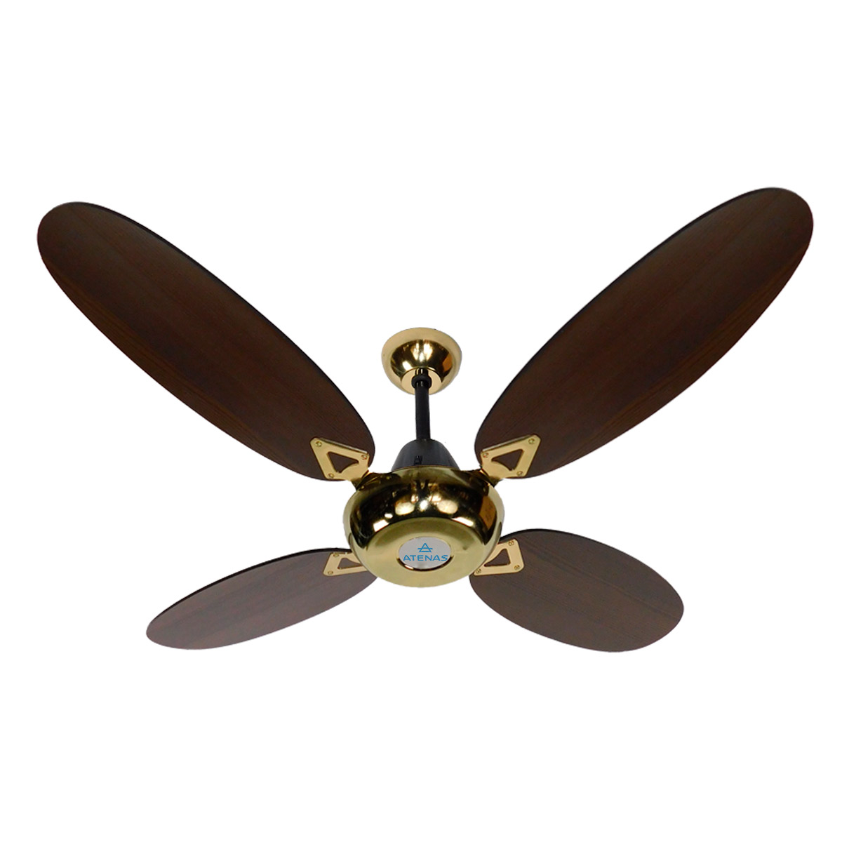 Ventilador De Techo Madera Palas Tipo Aceituna 85w Atenas 15A - Pireo