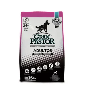 Alimento Para Perros Adultos Mordida Pequeña 15 KG Gran Pastor 30401DM - Pireo