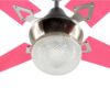 Ventilador De Techo Acrílico Fucsia Con Plafón LED Esmerilado Atenas 230F-39PLED - Pireo