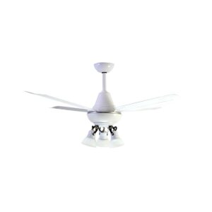 Ventilador De Techo Blanco Con Araña 3 Luces Móvil Atenas 00B-62-3 - Pireo