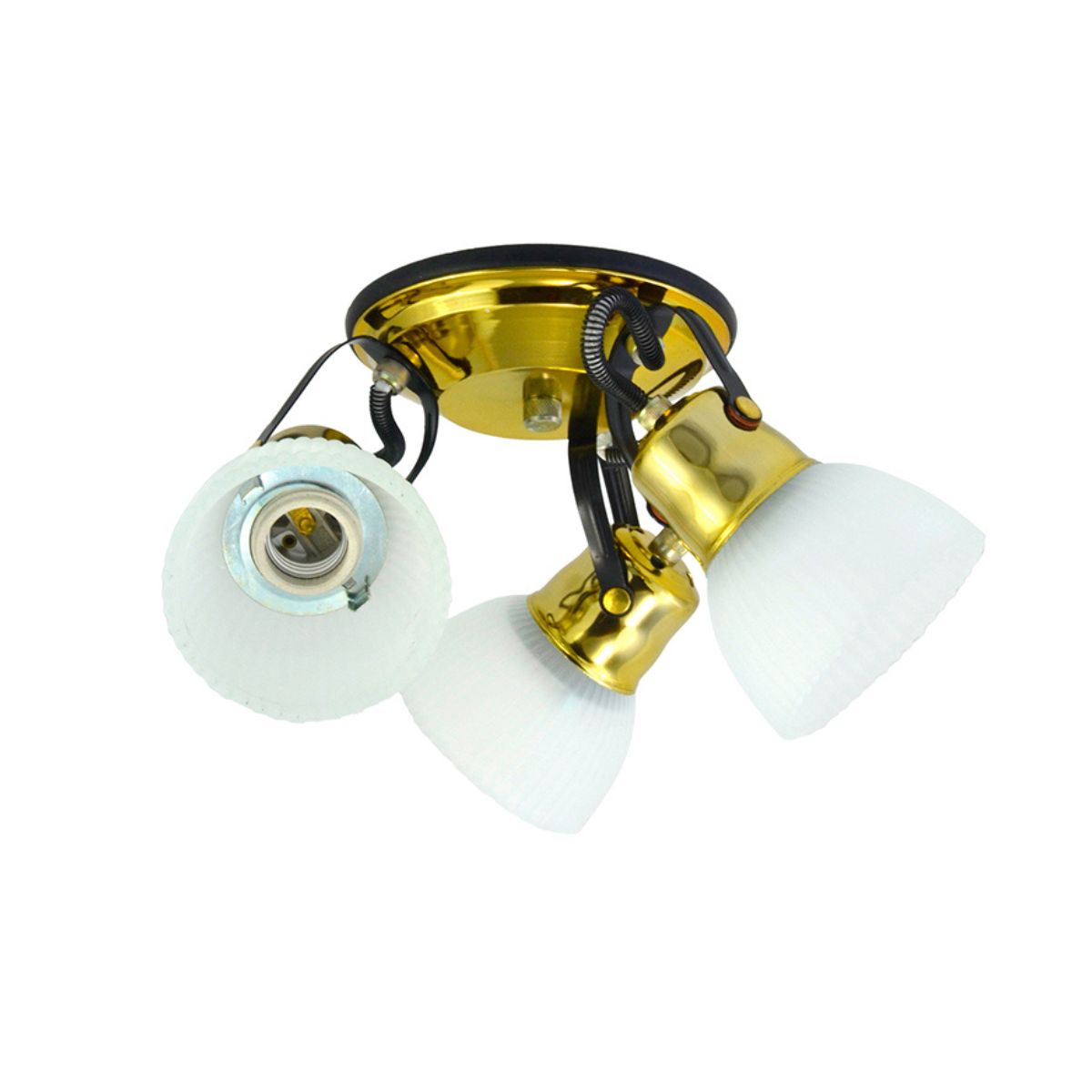 Araña Móvil De 3 Luces Dorada Capobianco 66-3 - Pireo