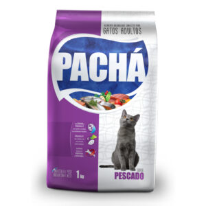Alimento Para Gatos Adultos Sabor Pescado 8 x 1 KG Pacha 22034DM - Pireo