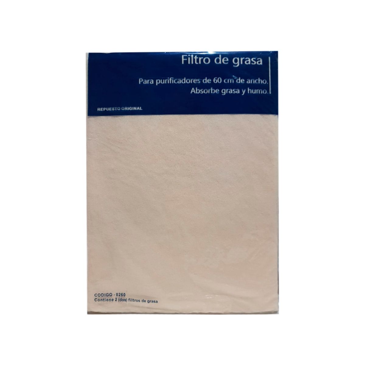 Filtro Para Grasa Purificadores 2 Unidades Spar 0261 - Pireo