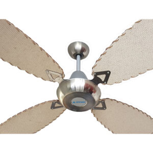 Ventilador De Techo Palas De Rattan Natural Atenas 300 - Pireo
