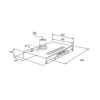 Purificador De Cocina Negro 1 Motor 75 W Turbotronic 3711-TUR - Pireo