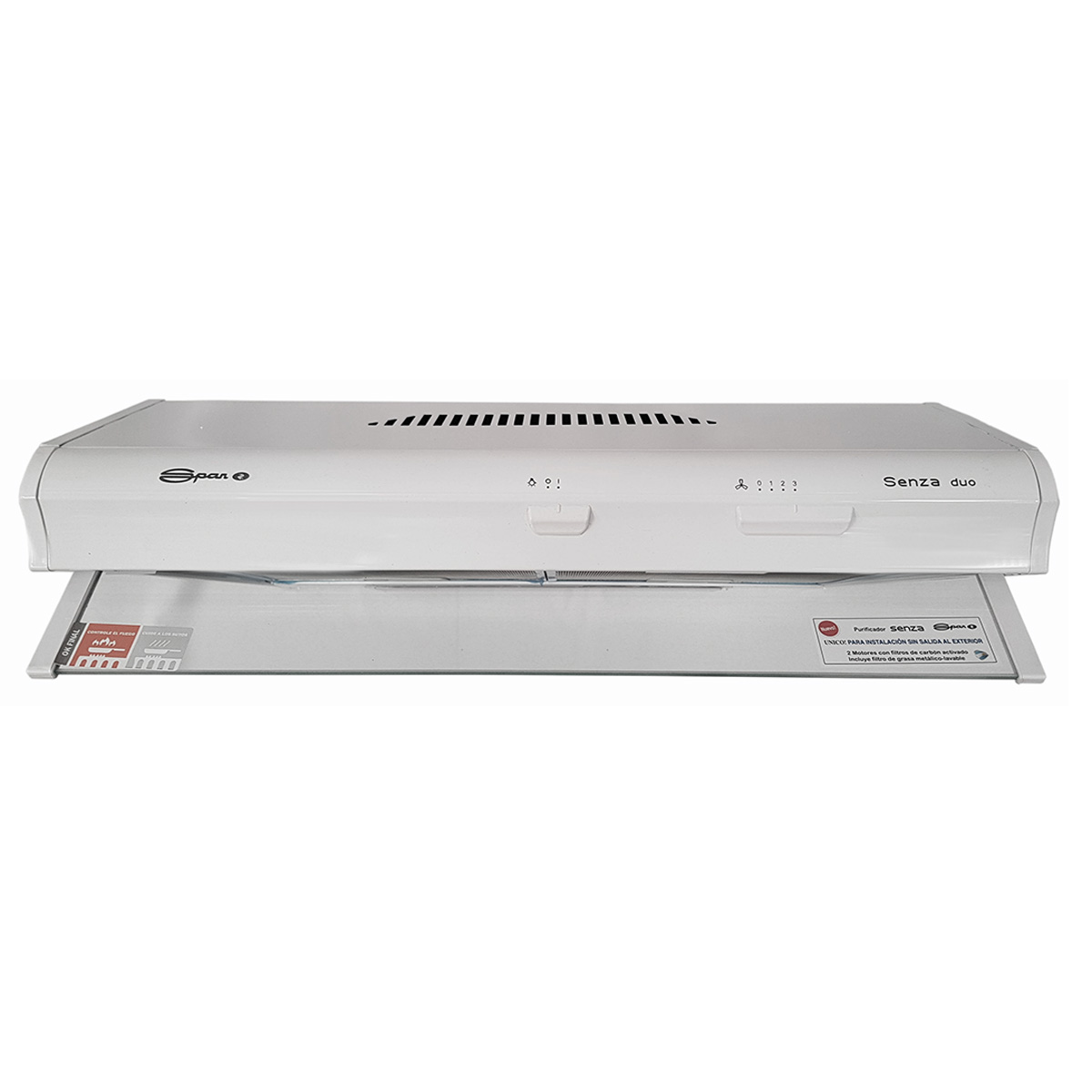 Purificador De Cocina Senza Duo Acero Inoxidable Sin Salida Spar 3876-SEZ - Pireo
