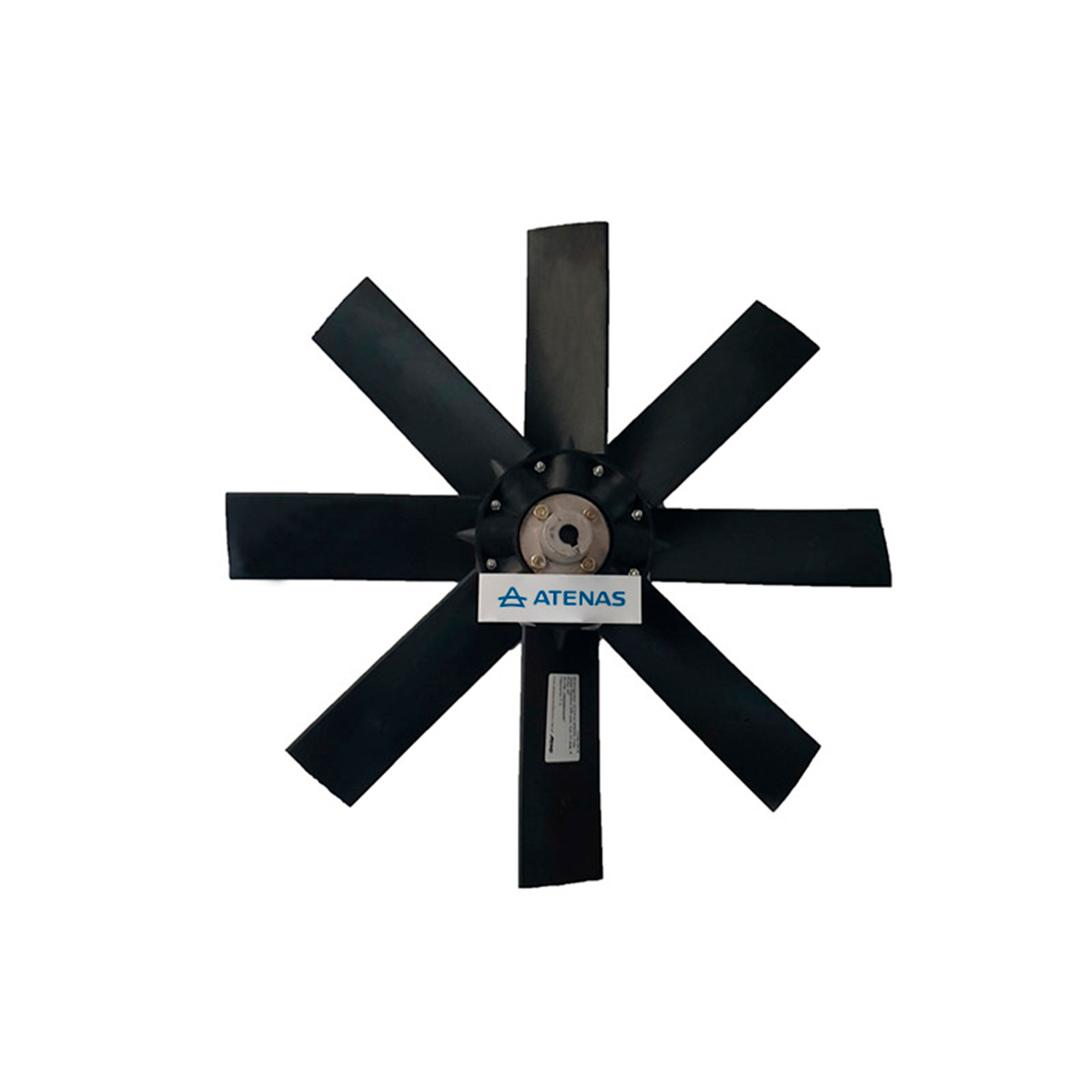 Pala Axial Plástica 500 mm. Eje 14 mm. 8 Palas 45° Reversible Atenas EXPALP5045 - Pireo