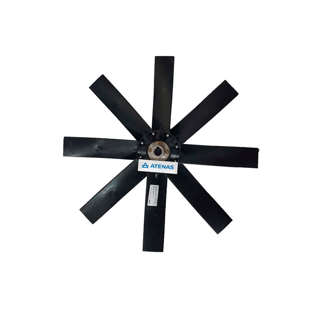 Pala Axial Plástica 600 mm. Eje 24 mm. 8 Palas 45° Atenas EXPALP6045R - Pireo