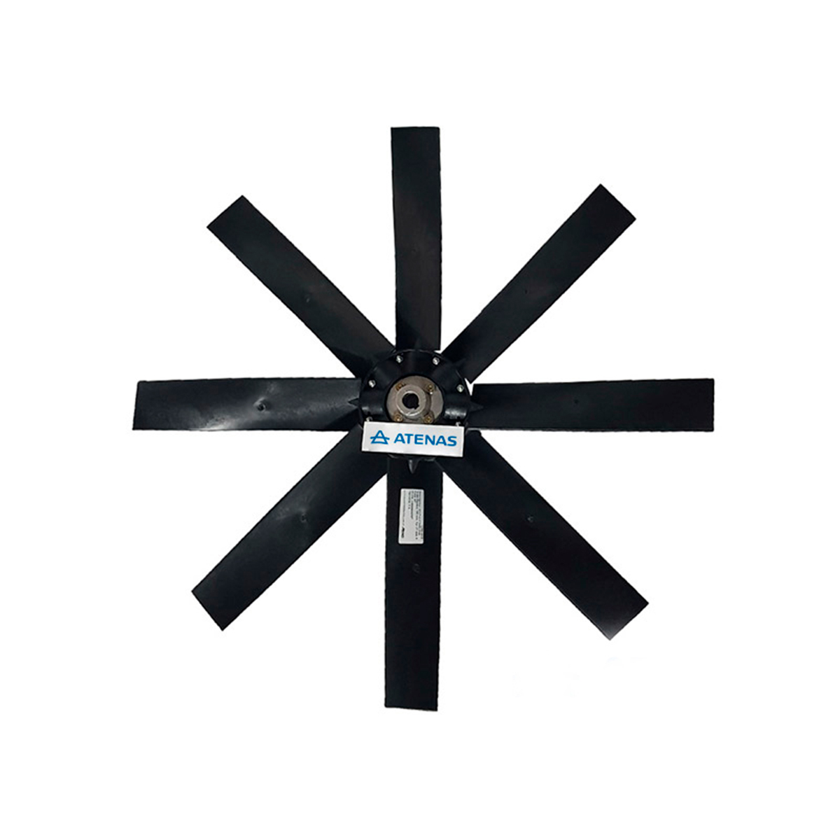 Pala Axial Plástica 700 mm. Eje 19 mm. 8 Palas 45° Atenas EXPALP7045 - Pireo