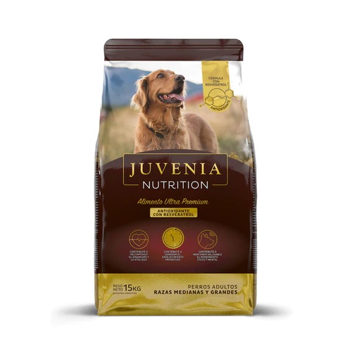 Alimento Perros Adultos Razas Medianas Y Grandes 15 KG Juvenia Nutrition 7205DM - Pireo