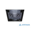 Purificador De Cocina Bios Duo Color Negro Con Acero Spar 3781-B00 - Pireo
