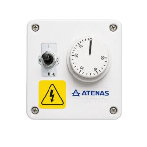 Caja Estanco con Llave Conm. Bipolar y Termostato 0-50º 16 A CAJTER050 - Pireo