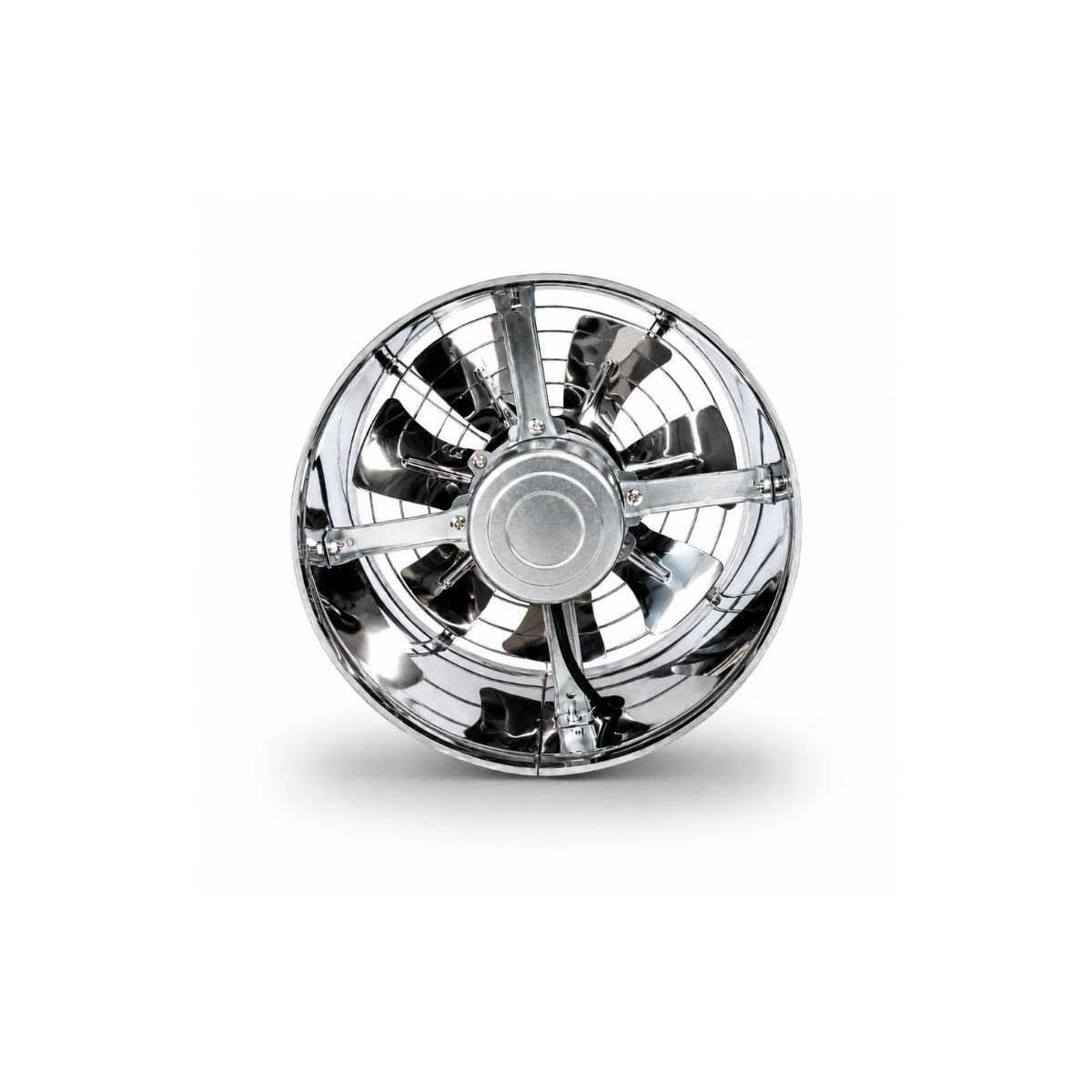 Extractor De Aire Entubado 8" (20 CM) Todo En Acero Inoxidable ENT20-Y - Pireo
