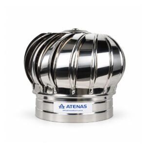Extractor Eólico de 10″ (25 cm) Acero Inoxidable EO10AISI - Pireo