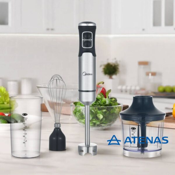 Licuadora De Mano Con Vaso Picador 850 W Midea HB-1100X3AR1 - Pireo