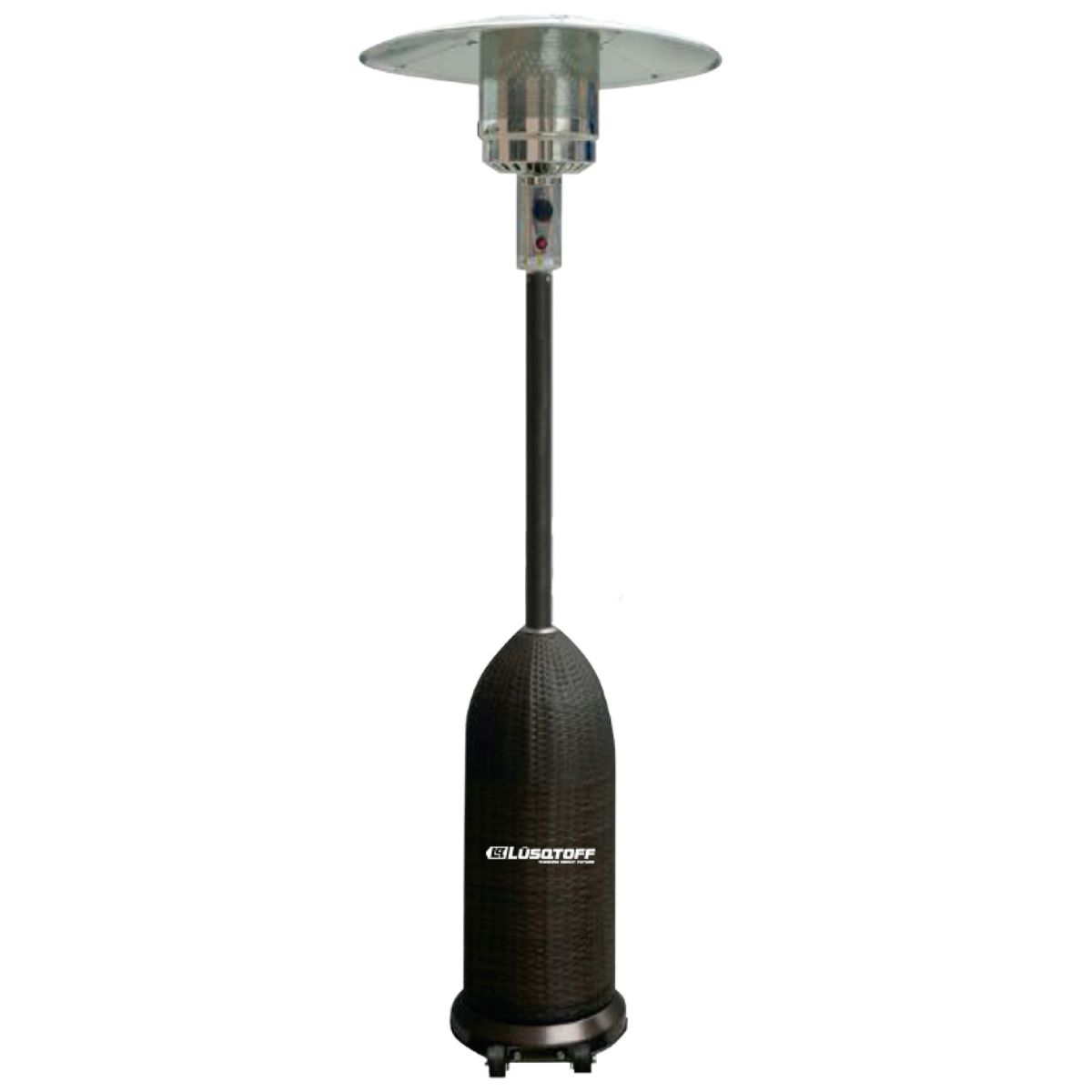 Calefactor De Exterior Negro Ratán Lusqtoff JK-1009 - Pireo
