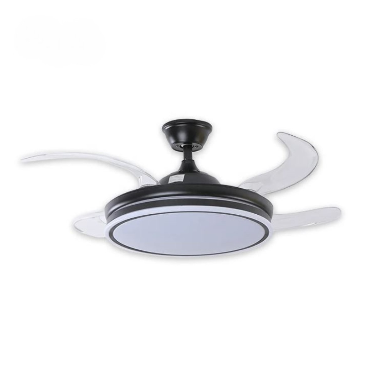 Ventilador De Techo Retráctil Negro Con Control Remoto Atenas JY42-5004 - Pireo