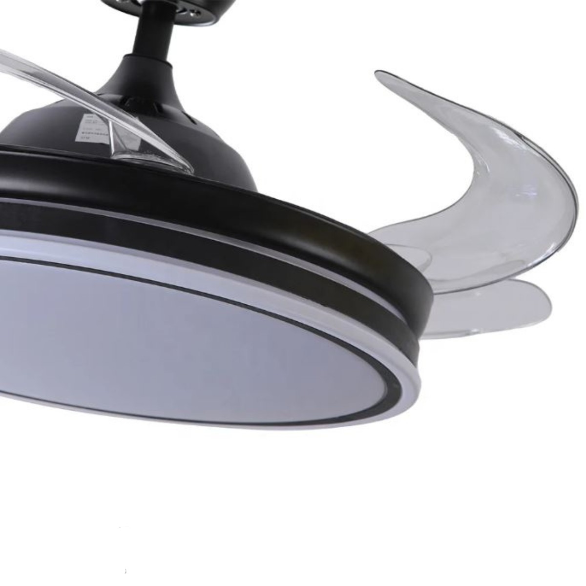 Ventilador De Techo Retráctil Negro Con Control Remoto Atenas JY42-5004 - Pireo