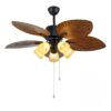 Ventilador De Techo Con Araña 5 Luces Aspas tipo Palmera Atenas JY52-2609 - Pireo Ventilador De Techo Con Araña 5 Luces Aspas tipo Palmera Atenas JY52-2609 - Pireo
