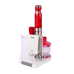 Licuadora De Mano Roja 800 W Uso Familiar Peabody PE-LMA327R - Pireo