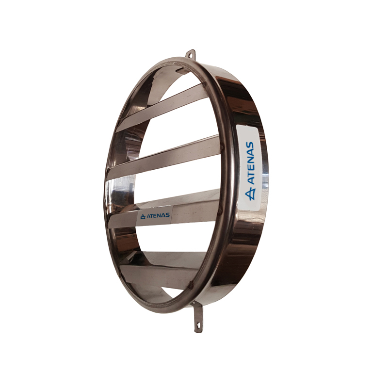 Persiana Fija Acero Inoxidable Redonda 15 CM Atenas PF15A - Pireo