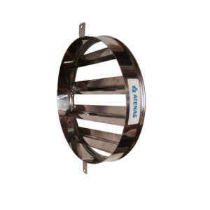 Persiana Fija Acero Inoxidable Redonda 15 CM Atenas PF15A - Pireo