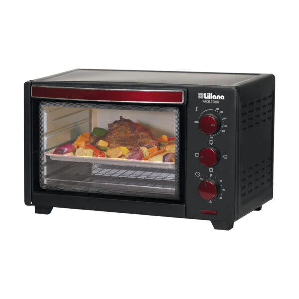 Horno Eléctrico Negro 1750 W Liliana AO132 - Pireo