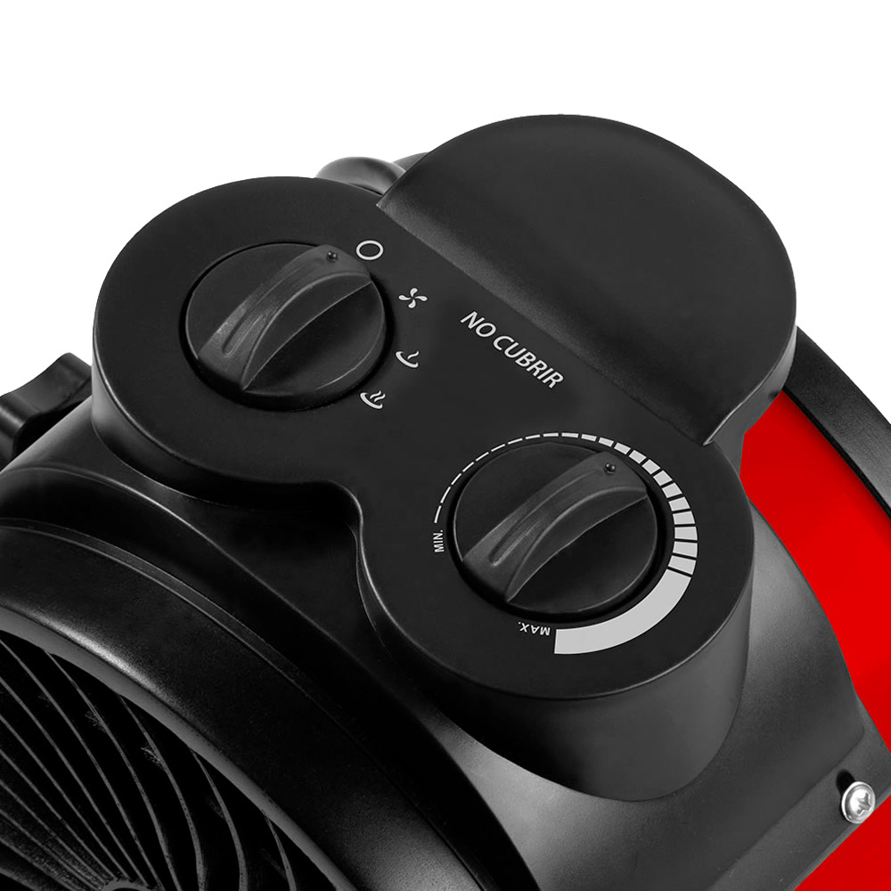 Caloventor Heatcyclone Rojo Metal Reforzado 2400 W Liliana CFI700R - Pireo Caloventor Heatcyclone Rojo Metal Reforzado 2400 W Liliana CFI700R - Pireo