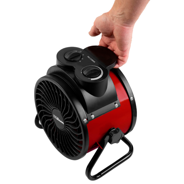 Caloventor Heatcyclone Rojo Metal Reforzado 2400 W Liliana CFI700R - Pireo