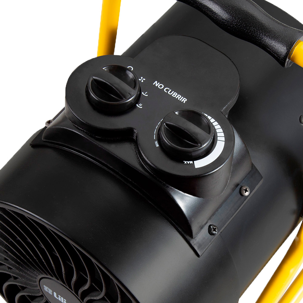 Calefactor Powerty Plus Negro 4000 W Metalico Liliana CFI850 - Pireo Calefactor Powerty Plus Negro 4000 W Metalico Liliana CFI850 - Pireo