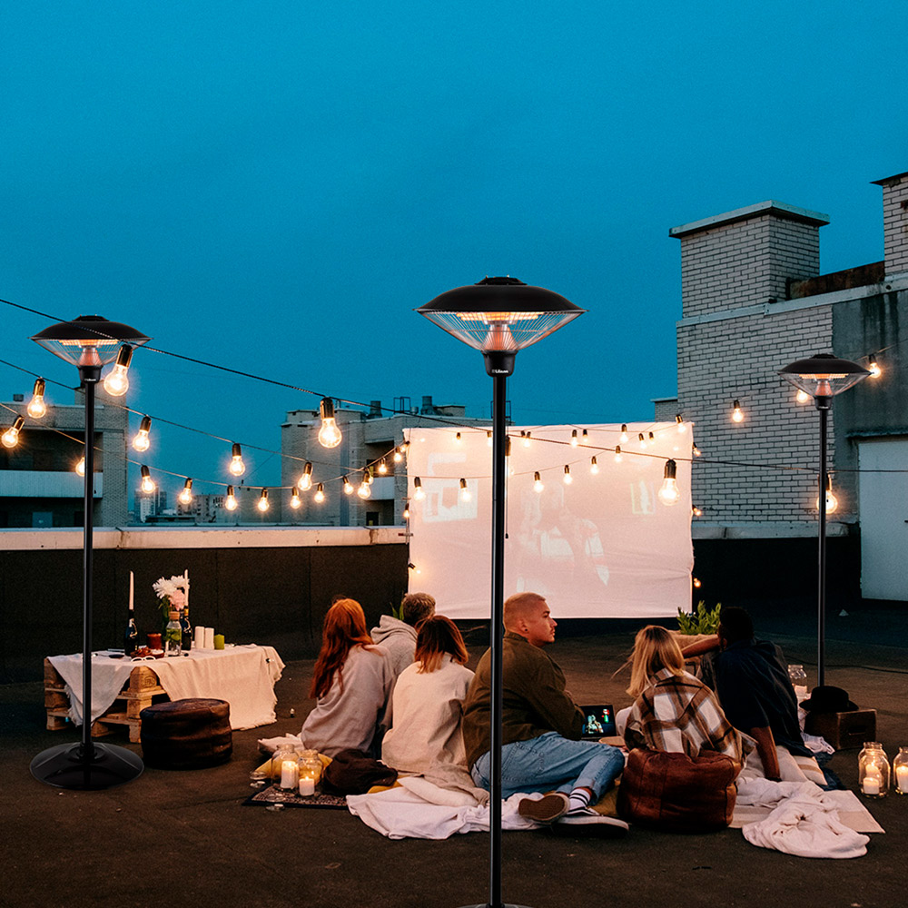 Calefactor Halógeno De Pie Metálico 2000 W Liliana CHPIE2000 - Pireo Calefactor Halógeno De Pie Metálico 2000 W Liliana CHPIE2000 - Pireo